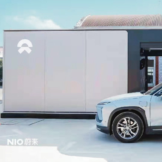 蔚來江夏服務區北側換電站