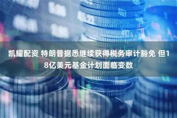 凯耀配资 特朗普据悉继续获得税务审计豁免 但18亿美元基金计划面临变数